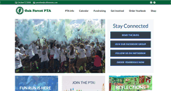 Desktop Screenshot of oakforestpta.com
